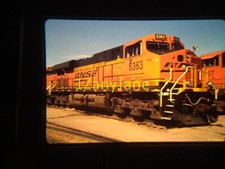 11620 VINTAGE Train Engine Photo 35mm Slide BNSF 6363 ES44AC BARSTOW CA 3-18-13