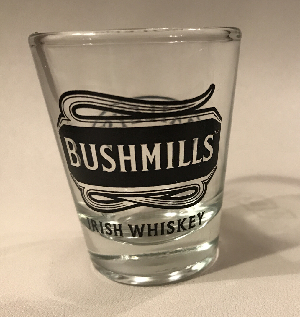 Set Of 2 New Rare Baileys Bushmills Irish Whiskey Shot Glass Pair eBay
