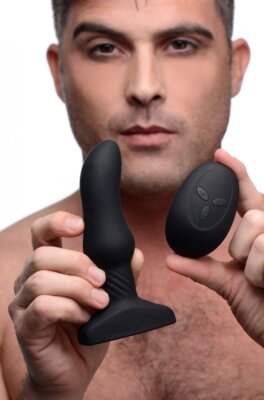 Rimmers Slim M Curved Rimming Anal butt plug Vibrator Vibe w/  remote-control | eBay