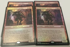 x4 Redcap Gutter-Dweller Foil 4x NM g Wilds of Eldraine MTG