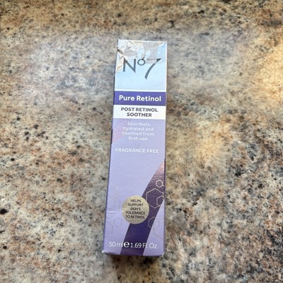 No7 Pure Retinol Post Retinol Soother Fragrance Free (50ml/1.69fl.oz.)New In Box