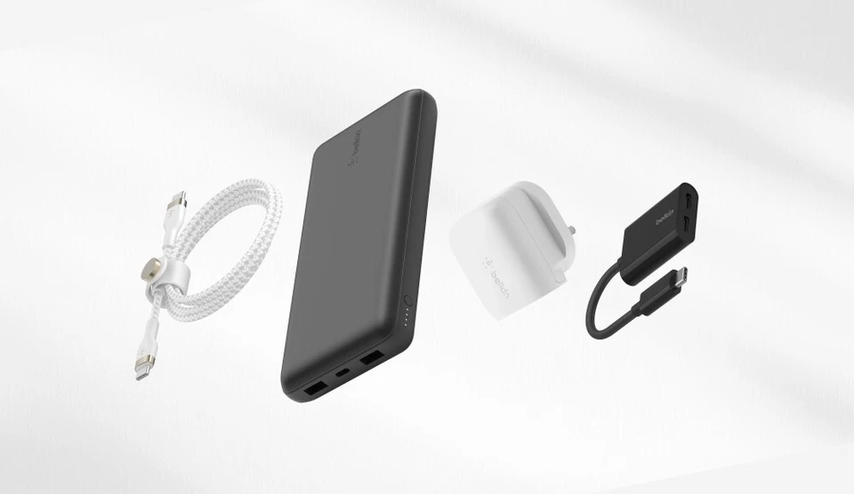 Belkin Power Bank 10000mAh - USB-A & C 15w - iOS, Android - Black - Refurbished - Image 4 of 4