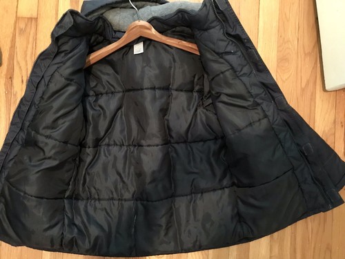 Gymboree Navy Size 10 Large Puffer Hooded zip Up Jacket Pockets Winter Snow - Picture 10 of 12
