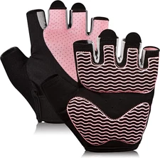 Gym Gloves - Fingerless, Breathable Workout Gloves for Weightlifting, Cycling &