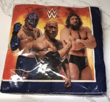 WWE Party Lunch Napkins 16 Rey Mysterious Dwayne The Rock Johnson Daniel Bryan
