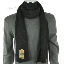 URBAN PIPELINE Men's FLECKED CHARCOAL GRAY Winter SCARF Rectangle SPECKLED SCARF