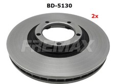2 Bremsscheiben vorne Fremax BD-5130, 274mm für Hyundai H-1 Kasten u. Starex Bus