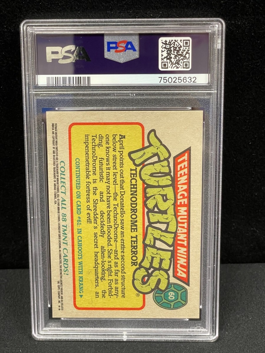 1989 TOPPS TMNT TEENAGE MUTANT NINJA TURTLES #60 TECHNODROME