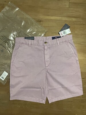 Short Vineyard Vines Boys Taille 16 Classic Fit - Motif Baleines Rose - Neuf Avec Étiquettes