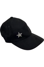 Joy CleanBoss Performance Faux Suede & Crystal Star Luxe Cap Black