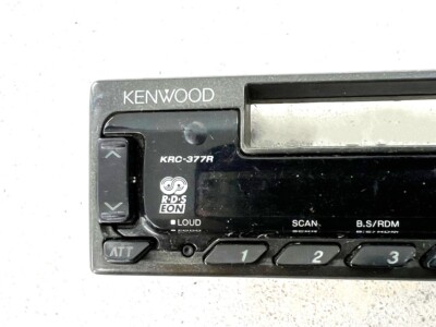 Kenwood KRC-377R Radio Cassette Player Detachable Face Fascia
