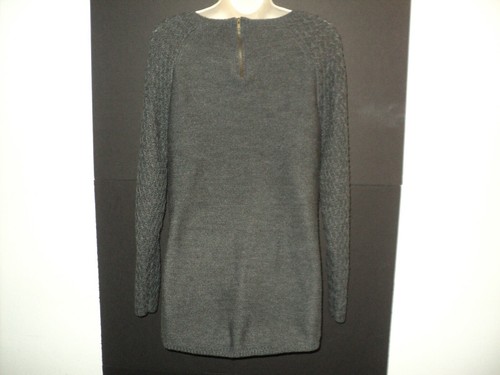 Linda Matthews New York Sweater Size XL Gray 100% Acrylic Long Sleeves - Picture 4 of 7