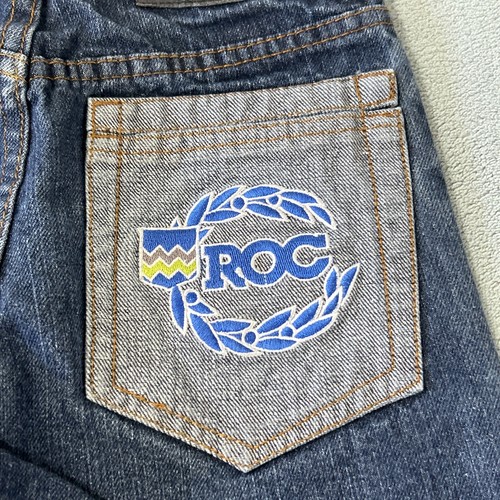 Y2k 2000s Baggy Jeans Youth Boys Sz 7 24x22 Relax Loose JNCO Southpole Hamiltom - Picture 3 of 11
