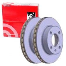 2X BREMBO BREMSSCHEIBEN 240mm INNENBELÜFTET VORNE PASSEND FÜR FORD ESCORT ORION