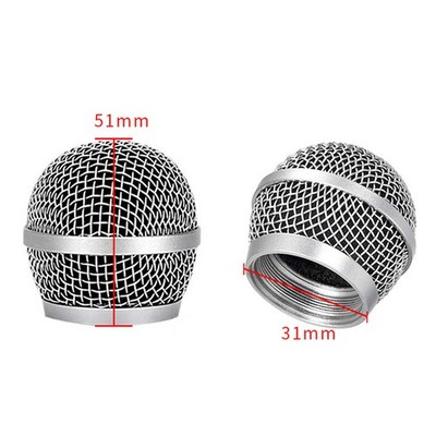 Microphone Grill Ball Head Cover Parts Replacement Accessory For Shure beta58a