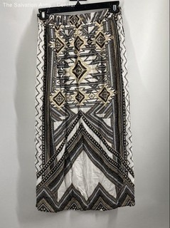 Renee C. Womens Multicolor Geometric Tribal Long Maxi Skirt Size Small