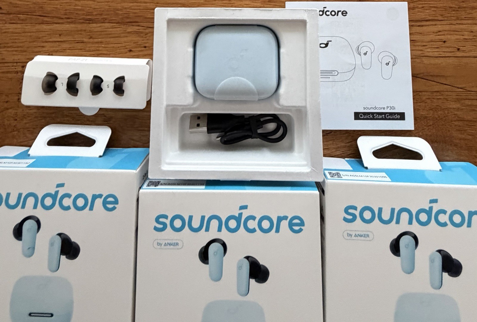Bulk Soundcore Anker Overstock Earbuds P20i/P30i  &USB-C Cables New wholesale