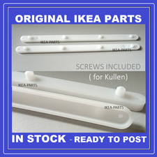 Ikea 149842 KULLEN GURSKEN drawer runners & screws new ORIGINAL parts x2