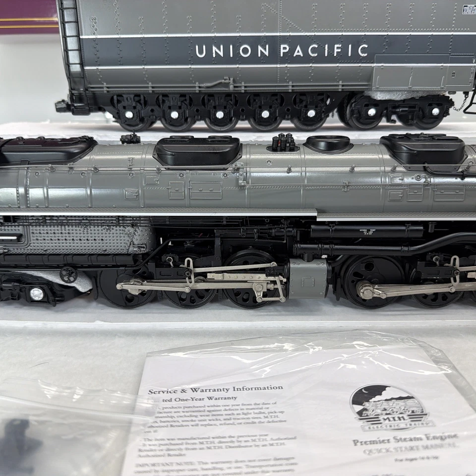 MTH Premier 20-3893-1 Union Pacific Gray Challenger 4-6-6-4 PS.3 O Used #3999 UP - Image 4 of 4