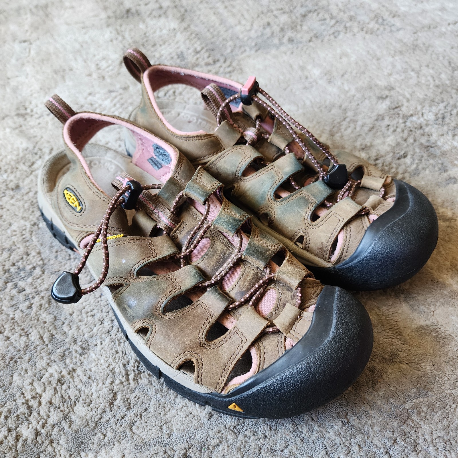 KEEN Laguna sandali donna taglia 9 5 marrone rosa scarpe impermeabili