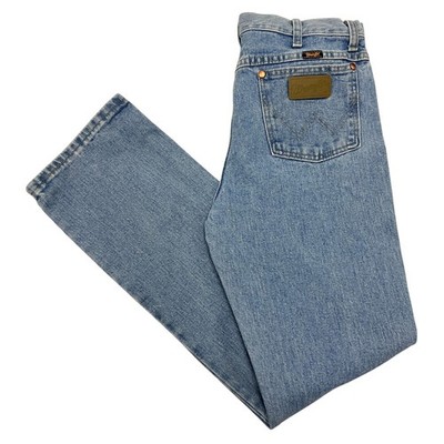 Wrangler Cowboy Cut Jeans Herren 33W 33L blau leicht Slim Straight Leg Denim 936