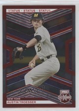 2023 Panini Elite Extra Edition Red Status /199 Austin Troesser #37 o1w