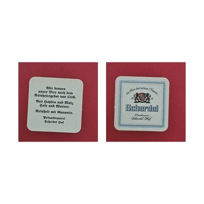 Scherdel Hof a beer has its name... brewery beer mat beer
