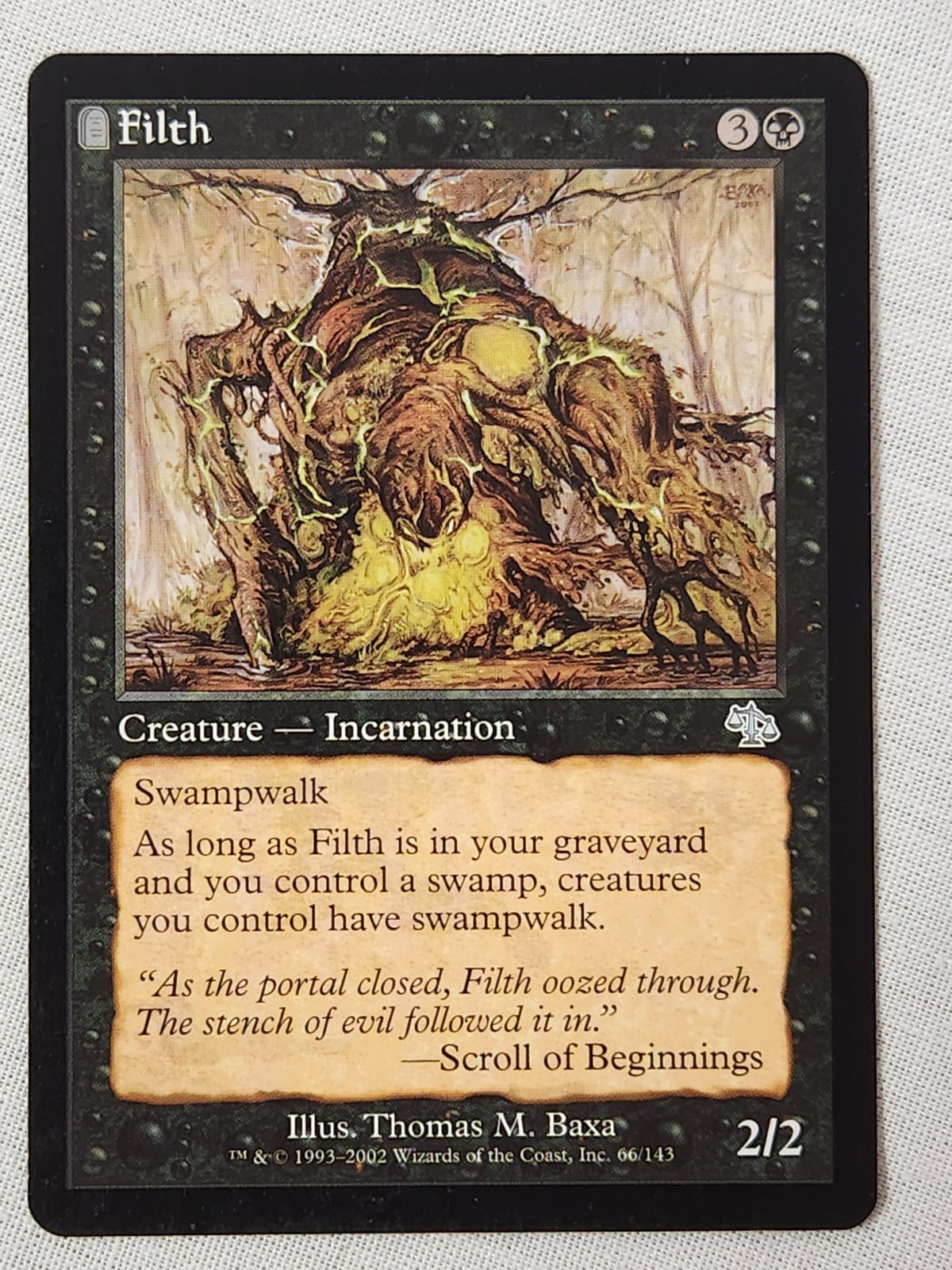 NM Filth Judgment Mtg Magic the Gathering
