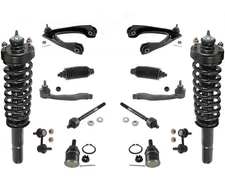 Front Struts Upper Arms Tie Rods Links 14 Pcs Fits Honda CR-V 97-01