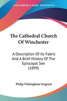 Philip Walsingham Sergeant | The Cathedral Church Of Winchester | Taschenbuch