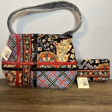 Vera Bradley Versailles Retired Tote Sweet & One for the Money Wallet Both NWT