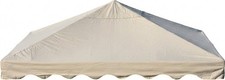 VivaGarden Copertura Gazebo 3x3 Top di ricambio poliestere 400g/mq Ecrù