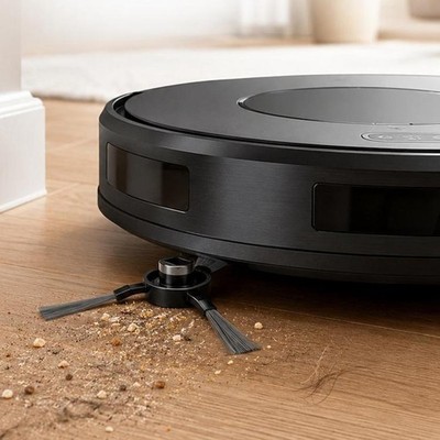 Dual Schwarz Dreieck Seitenbürste für Xiaomi Mijia Saugroboter 3C