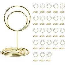 Table Number Holders Mini Place Card Stands Photo Clips Wedding Centerpiece Name