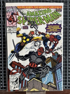 Amazing Spider-Man # 354 Marvel Comics Moon Knight Nova & Punisher (1991)