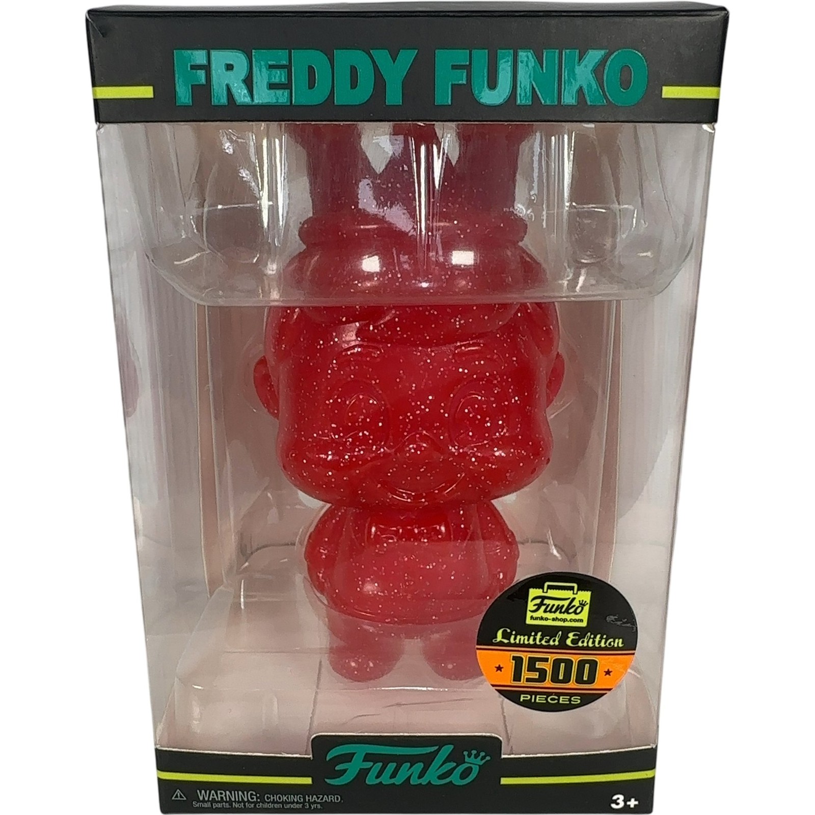 Hikari XS Freddy Funko Red Glitter Limited Edition 1500pcs Figure BOXED