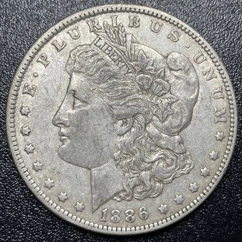 1886 O Morgan Silver Dollar $1 Choice VF Very Fine
