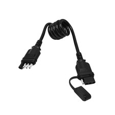 4 Pin Trailer Plug Extender Trailer - 4-Way Flat, 28In/2.3Ft, Male/Female
