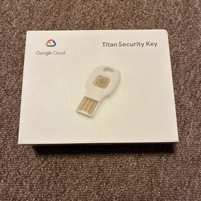 Google Cloud K51T Titan Security Key USB-C Type Adapter White Bluetooth