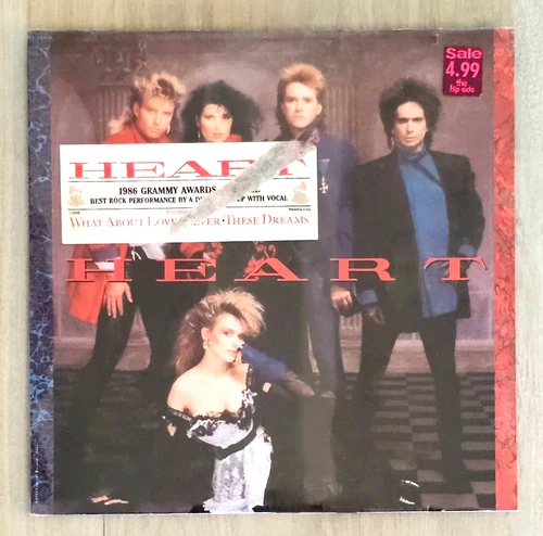 HEART Self Titled FACTORY SEALED ORIGINAL 1985 FIRST PRESSING with HYPE STICKER