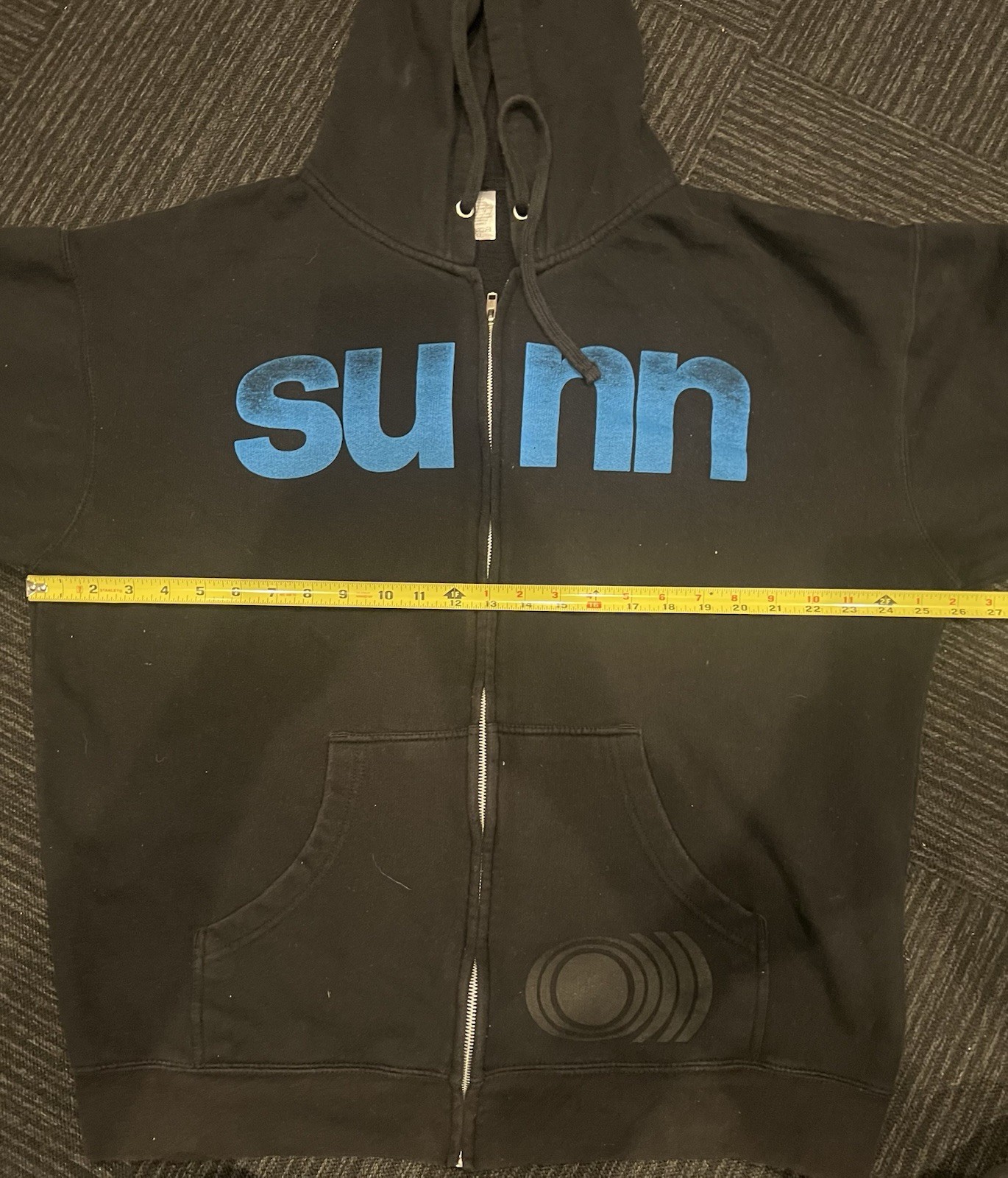 Sunn O))) Hoodie XL Domkirke  Zippper
