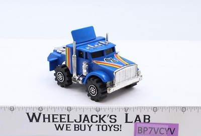 Blue Semi Truck 4x4 Rough Riders Schaper Stomper 1981 Vtg Toy Car CAB only WORKS
