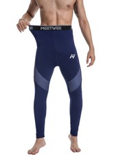 Men's Compression Leggings Thermal Gym Tights Base Layer Sports Running Pants