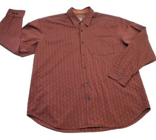Tommy Bahama Men s Brown/Multicolored Button Down Long Sleeve Shirt Men's XL