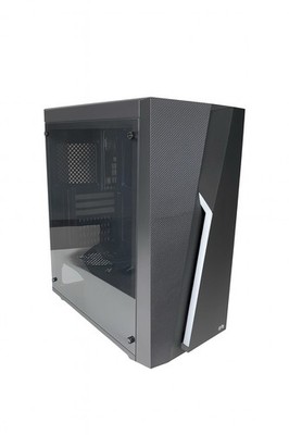 Aerocool Bolt Mini PC-Gehäuse Micro ATX, Seitenfenster, R6B 13, 12cm Lüfter