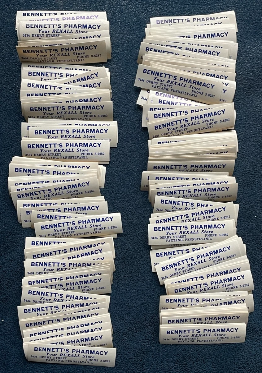 Medicine Labels In Collectible Medicine Bottles 1900-Now for sale