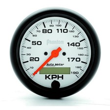 Autometer 5887-m Phantom Speedometer 190 Kph Electric Analog 3-3886mm One