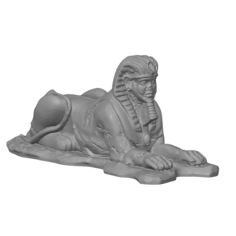 Décors wargame désert Sphinx en ruine miniature décorative pour décor de table 32mm
