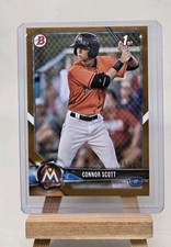 Connor Scott Gold Refractor /50 2018 Bowman Draft - Chrome #BDC-158 (RC)