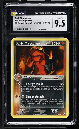 Dark Magcargo graded CGC 9.5 for sale on eBay